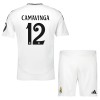 Original Trikotsatz Real Madrid Camavinga 12 Heimtrikot 2024-25 Für Kinder